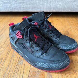 Nike Air Jordan Spizike Low Bred Black Gym Red Men's 10